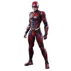 [중고] PLAY ARTS改 JUSTICE LEAGUE 플래시 PVC제 도장이 끝난 가동 피규어