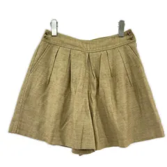 green label relaxing グリーンレーベルリラクシング タックショートパンツ size38/ベージュのサムネイル
