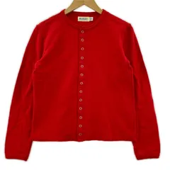 BEAMS BOY ビームスボーイ リングドットカーディガン size1/レッド系のサムネイル