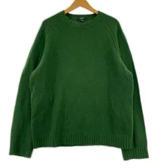 J.CREW ジェイクルー ウール クルーネックニット sizeL/グリーン