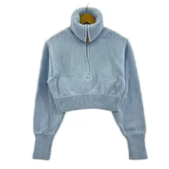 ZARA ザラ クロップドニット sizeEUR S/ライトブルー