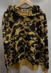 A BATHING APE イエローカモフラ WHO ジップアップ
