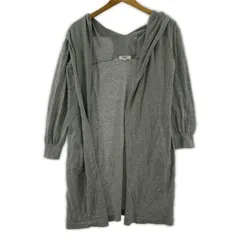 NATURAL BEAUTY BASIC ナチュラルビューティーベーシック ロングカーディガン sizeM/グレー