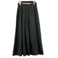 NATURAL BEAUTY BASIC ナチュラルビューティーベーシック ロング Aラインスカート sizeS/グレージュ系