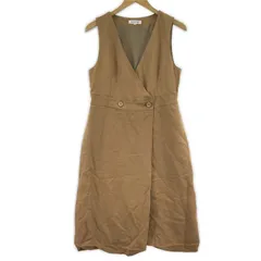 NATURAL BEAUTY BASIC ナチュラルビューティーベーシック ジャンパースカートワンピース sizeM/ブラウン