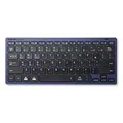 【中古】 エレコム キーボード Bluetooth パンタグラフ ミニキーボード Windows・Mac・iOS・Android対応 【軽量モデル】 ブルー TK-FBP102XBU