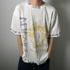 Versace ヴェルサーチェ ジーンズ クチュール ヴィンテージ 白 メドゥーサ ロゴ 半袖 Tシャツのサムネイル