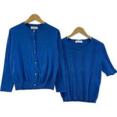 美品】M-PREMIER Mプルミエ アンサンブル サックスブルー 36 - メルカリ