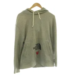 プレイコムデギャルソン PLAY COMME des GARCONS × THE NORTH FACE プルオーバーパーカー L グレー /SS ■OSのサムネイル