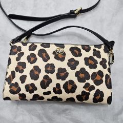 美品】COACH（コーチ）「レイラ（Laila）」レオパード柄 ショルダー