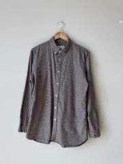 LACOSTE メンズ CHECK シャツ m 105