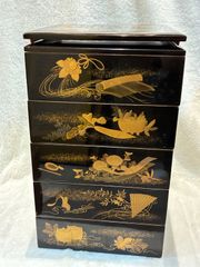 高級輪島塗 重箱 美品 箱や包装紙はシミ有り - メルカリ