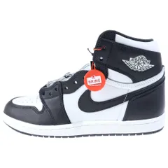 NIKE (ナイキ) AIR JORDAN 1 HI 85 BLACK/WHITE BQ4422-001 エアジョーダン1 85 パンダ ハイカットスニーカー ブラック/ホワイト US8.5/26.5cmのサムネイル