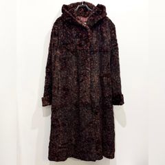 EMBA シェアードミンク フォックスファー コート ロングコート リアル