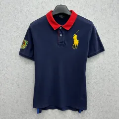 95 ポロラルフローレン レディース ビックポニー 半袖 カラーTシャツ