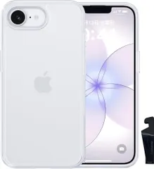 【米軍MIL新規格・指紋防止】CASEKOO iPhone 16e 用 ケース 耐衝撃 滑り止め 指紋防止 米軍MIL規格 マット仕上げ ストラップホール付き スマホスタンド付き 黄変防止 耐久性 カバー アイフォン 16e 用 6.1 イン a84d56de