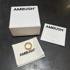 参考上代39600円 AMBUSH PAVE ARMOR A LINK RING リング・指輪 リング・指輪 アンブッシュ 12115728 ゴールド XS （8579M）のサムネイル