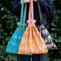 semon apartment PATTERN KNIT BAG - メルカリ