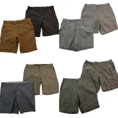 古着卸 まとめ売り アウトドアブランドMIX ショートパンツ 8枚セット ( メンズ 38 ) コロンビア エディーバウアー 中古 古着 NE6338
