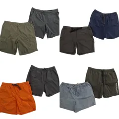 古着卸 まとめ売り アウトドアブランドMIX ショートパンツ 8枚セット ( メンズ XL ) コロンビア エルエルビーン 中古 古着 NE6341