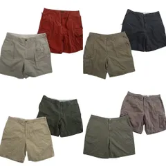 古着卸 まとめ売り アウトドアブランドMIX ショートパンツ 8枚セット ( メンズ 38 ) エルエルビーン コロンビア 中古 古着 NE6345