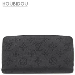 ルイヴィトン LOUIS VUITTON 長財布 ジッピー ウォレット モノグラムマヒナ ノワール シルバー金具 黒 ラウンドファスナー  M61867 RFID 【箱】【中古】