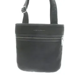 アルマーニ ジーンズ ARMANI JEANS ショルダーバッグ メッセンジャーバッグ ロゴ ナイロン 黒 ブラック /KW ■GY18のサムネイル