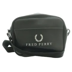 フレッドペリー FRED PERRY ショルダーバッグ フェイクレザー 黒 ブラック /SS ■OS  ■GY11 ロゴのサムネイル