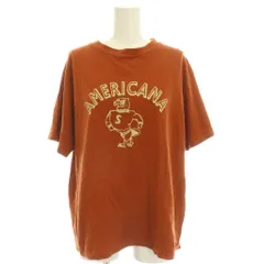 シンゾーン Shinzone アメリカーナ AMERICANA Tシャツ カットソー 半袖 茶 /YMのサムネイル