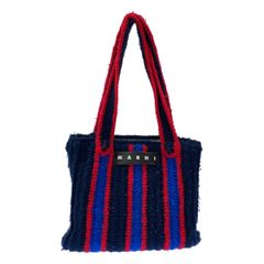 正規品 マルニ Marni Market フィケ素材 ストライプトート - メルカリ