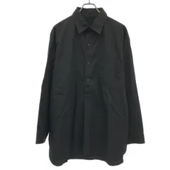 blurhms ROOTSTOCK ブラームスルーツストック 25SS Grandpa Shirts ロングスリーブシャツ bROOTS25S7 ブラック 3のサムネイル