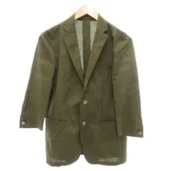 コムサイズム COMME CA ISM ジャケット S カーキ ノッチドラペル 本切羽 迷彩柄 2B /NL ■GY60のサムネイル