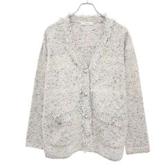 mame kurogouchi マメ クロゴウチ 23SS Bamboo Basket Pattern Knitted Cardigan 花籠カーディガン MM23SS-KN035 ミント 1 mame - mame kurogouchi マメ クロゴウチ 23SS Bamboo Basket Pattern