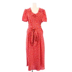 マークジェイコブス MARC JACOBS THE LOVE DRESS ロングワンピース 半袖 ハート柄 4 赤 /KHのサムネイル