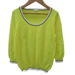 マレーラ MARELLA ニット カットソー 七分袖 M 黄 イエロー /SM27 ■GY59のサムネイル