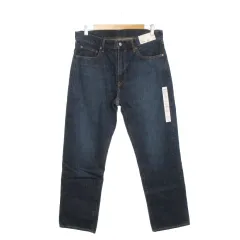 ユニクロ UNIQLO JEANS レギュラーフィットジーンズ デニム パンツ 34 86.5cm 青 ブルー /AH40 ■GY99