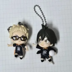 ハイキュー 月島 蛍 & 山口 忠 キーホルダー ガチャ