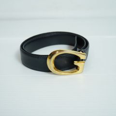 未使用級　グッチ　Gバックル　シルバー　レザー　ブラック　70/28 イタリア製 素晴らしい価格 イタリア製 未使用級 グッチ Gバックル シルバー