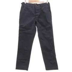 アボンタージ A VONTADE チノパン パンツ 紺 ネイビー 無地 長ズボン ボタンフライ /ML ■GY58のサムネイル