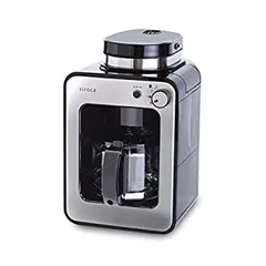 【中古】 シロカ 全自動コーヒーメーカー 新ブレード搭載 アイスコーヒー対応 静音 コンパクト ミル2段階 豆・粉両対応 蒸らし ガラスサーバー SC-A211のサムネイル