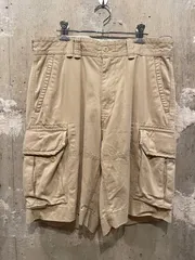 【 Polo by Ralph Lauren/ Cargo Shorts /W34 】ポロラルフローレン　カーゴショーツ　ショートパンツ　ハーフパンツ　ベージュ　W34