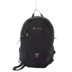 エーグル AIGLE BREVENT リュックサック バックパック 黒 ブラック フロントジッパーポケット サイドメッシュポケット 無地 /RI ■OSのサムネイル