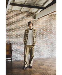 NAUTICA ウォッシュド ビッグチェック ヘビーコットン ネルシャツ M