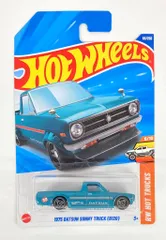 MATTEL HOTWHEELS HW HOT TRUCKS 6/10 JFN51 1975 DATSUN SUNNY TRUCK (B120) ブルーグリーン 93/250