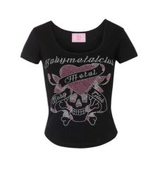 babymetalclub twinkle skull Tシャツ Black - メルカリ