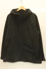 【中古】 UNIQLO メンズマウンテンパーカー XL マウンテンパーカー UNIQLO XL 黒 ブラック 無地