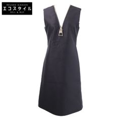 PRADA SPORT プラダスポーツ  125238 S90 06年 ﾌﾞﾗｯｸ ﾌﾞﾙｰﾌｫｯｸｽﾌｧｰ ﾆｯﾄﾊﾟｰｶｰ 38 PRADA SPORT（プラダスポーツ） プラダ （PRADA） ジップアップ サイド