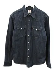 リーバイス Levi's デニム ウエスタンシャツ PC9-8574-0002 長袖 M インディゴブルー ボタンシャツ トップス