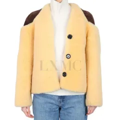 ルイヴィトン ムートン シープスキン Shearling ジャケット ルーあなたが シアリング ジャケットのサムネイル