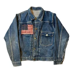 〜50 LEVIS 506XX 1st denim jacket/ 〜50年代製 ファースト デニムジャケット 片面タブ ビッグE 針シンチ　【F353】